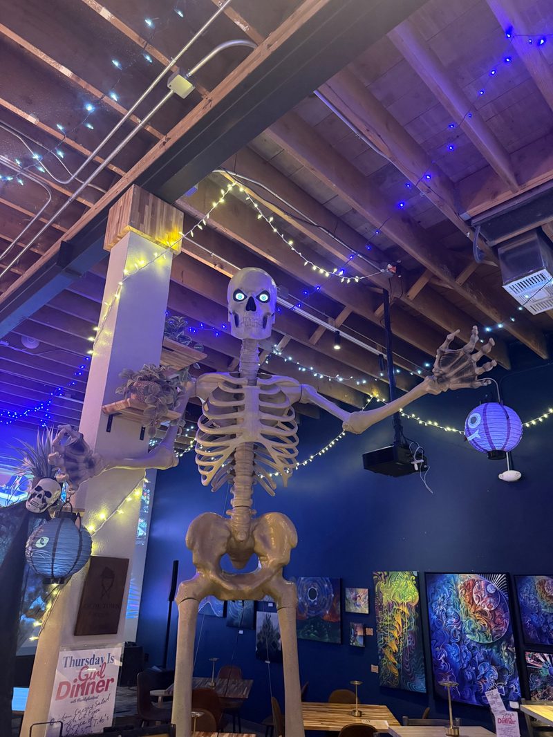 Halloween decorations at Olde Town Social Arvada